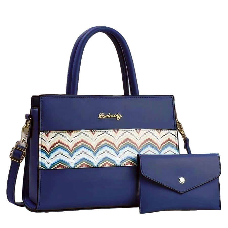 Girl's Rexine Printed Tote Bag